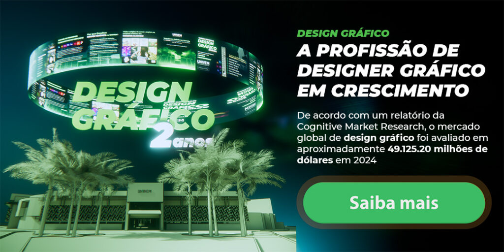 Gráfico ilustrando as tendências do mercado de design gráfico em 2025